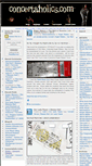Mobile Screenshot of concertaholics.com